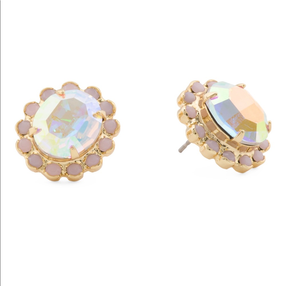 Sorrelli Halo Oval Crystal Stud Earrings NWT - Picture 13 of 13